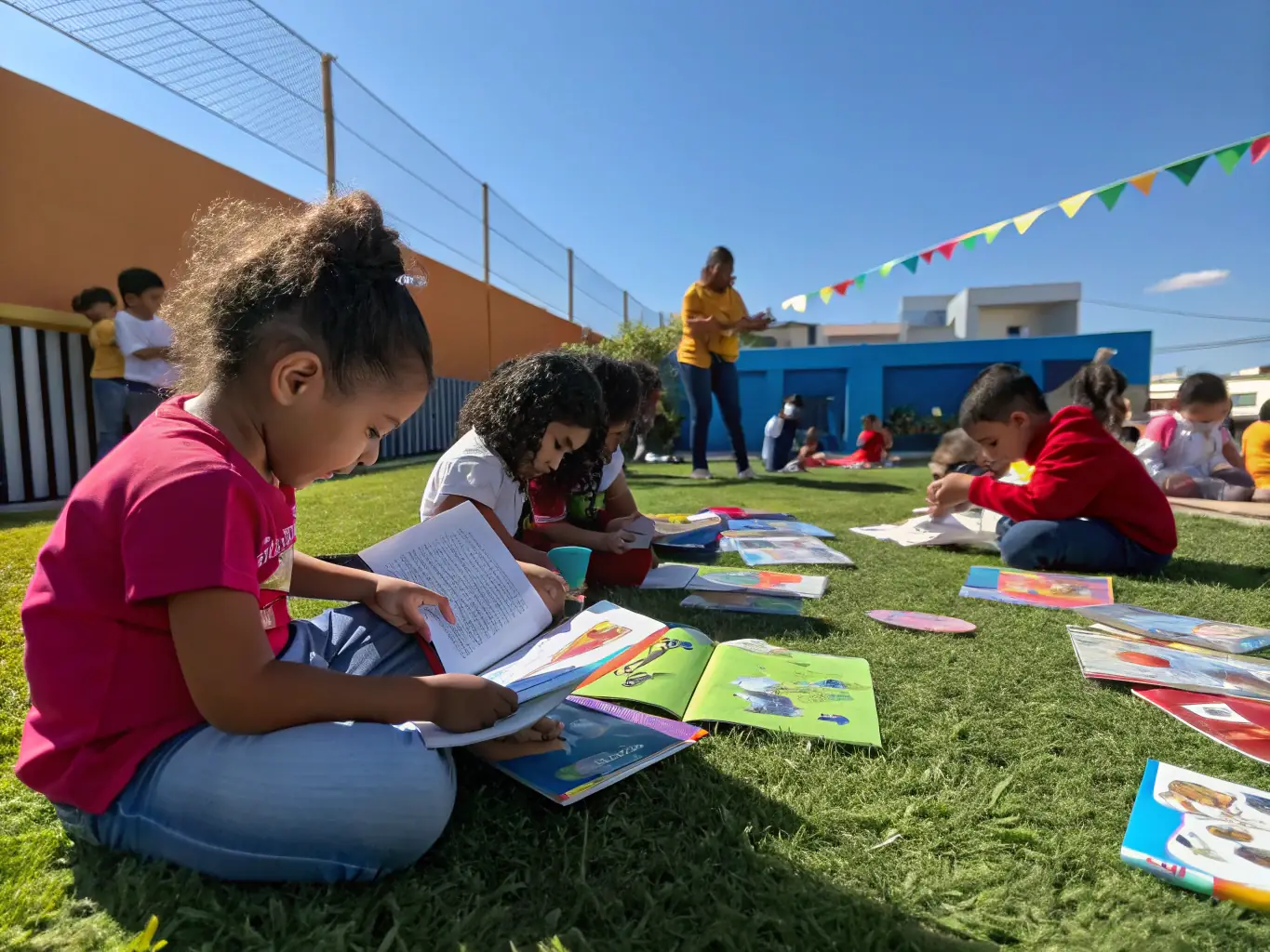 A captivating image of participants in an environmental education workshop, learning about sustainable practices and engaging in hands-on activities, highlighting the organization's commitment to education and awareness.